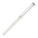 EDELFEDER Füllfederhalter Korn-/Linien-Design Silber-Lack champagner