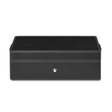 Schreibtischbox Leder schwarz