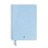 Notizbuch medium (mittelgroß), Sartorial Leder hellblau, liniert