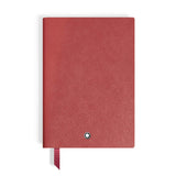 Notizbuch medium (mittelgroß), Sartorial Leder rot, blanko
