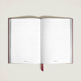 Notizbuch medium (mittelgroß), Sartorial Leder weinrot, liniert