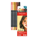 FIBRALO® BRUSH Sortiment PORTRAIT mit 6 Filzmalstiften mit Pinselspitze im Kartonetui