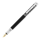 XETRA VIENNA Füllfederhalter Lack schwarz Goldfeder