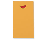 Notizblock MINI blanco mit Prägung MELONE