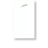 Notizblock MINI blanco mit Prägung FEDER