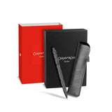 ECRIDOR BLACK LINES Kugelschreiber Geschenkset mit Lederetui Sonderedition