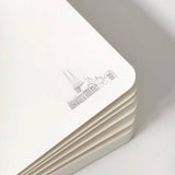 Notizbuch Berlin 3D Lasercut liniert und blanko Skizze Rotes Rathaus