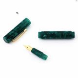 Füllfederhalter MARBLED BABY marmoriert dunkelgrün