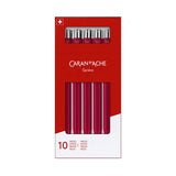 10er Box 849 Metall Kugelschreiber COLORMAT-X ROT